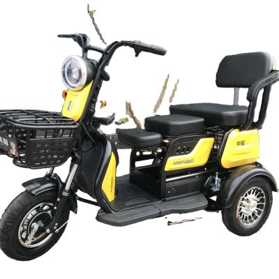 China Adult Three Wheeler 48V600W Electric Tricycles 3 Differential Wheel Passenger Tricycle Mobility Scooter for sale