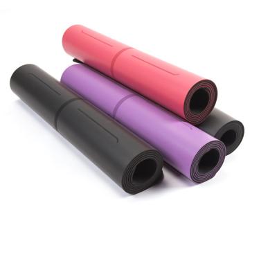 China China Anti-Slip Wholesale Cheap Eco-Friendly Custom Printed Anti-Slip PU Suede Material Rubber Yoga Mat for sale