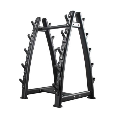 China Foldable Multi Fixed Barbell Rack Weight Lifting Rack Storage Function Vertical Barbell Rack OEM Gym Equipment for sale