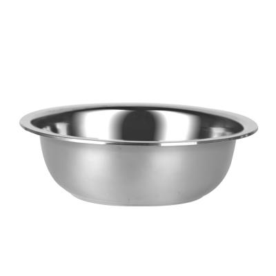 China RONGYE HOT SALE wholesale custom made 410 stainless steel mixing bowl salad mixing bowl set dinnerware set for sale