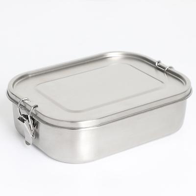 China Wholesale High Quality Freshness Keeping 3 Compartment 304 Stainless Steel Bento Lunch Box Food Container for sale