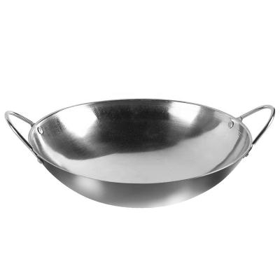 China Wholesale Viable Stainless Steel Restaurant Mini Alcohol Hot Pot For Soup Pot Outdoor Using for sale