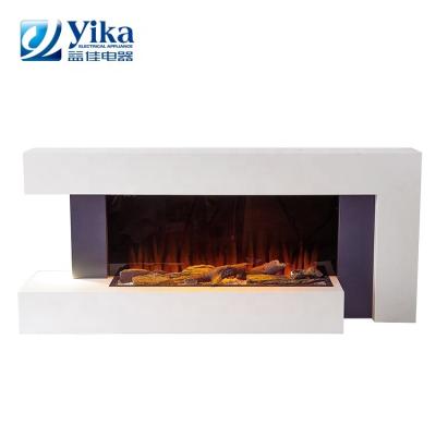 China New Design Hotel 24 Hours Wall Mounted Timer Luxury Electric Fireplace With Log Set for sale