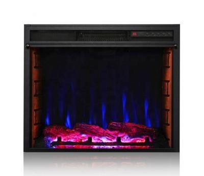 China Hotel Customized Classic Led Inserts 2000w 3D Decorative Electric Fireplace Heater With 9 Hours Timer for sale