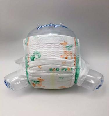 China Printed Disposable OEM Baby Diaper Breathable Nappies Diaper Infant Protection Super Absorbency Pamper for sale