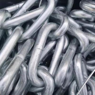 China Mooring Chain Hot Galvanized Mooring Chain Galvanized Grade 70 Long Link Mooring Chain for sale