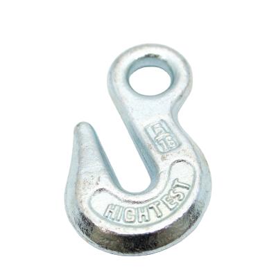 China Heavy Industry High Test Lifting US Type A323 Alloy Steel Drop Forged Galvanized Lift Eye Grab Hooks For Crane for sale