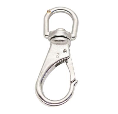 China Polished stainless steel AISI304 AISI316 A2 A4 pet dogswivel spring snap hook for sale