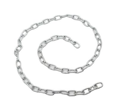 China Universal Purpose DIN 5685 Electroplating Galvanized Steel Link Chain Welded Steel Link Chain for sale