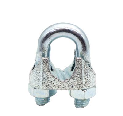 China Iron Galvanized DIN741 Galvanized Malleable Wire Rope Clips For Wire Rope Fitting for sale