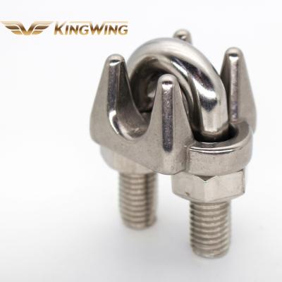 China Stainless steel ss304 ss316 JIS type stainless steel wire rope clips for wire rope fittings for sale