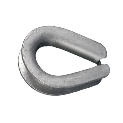 China Carbon Steel Galvanized Hot Dip Galvanized Heavy Duty Wire Rope Thimbles BS464 for sale