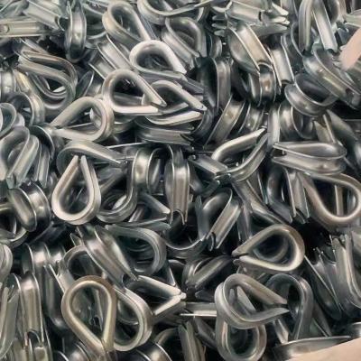 China Carbon Steel China Manufacturer Wire Rope Accessories Galvanized Wire Rope Safety US Standard Dice Commercial Light Duty Type G411 for sale