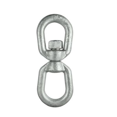 China Hot Dipped Galvanized Galv Carbon Steel. Galvanized Carbon Steel Forged Regular Type G402 US Eye And Eye Chain Swivel for sale