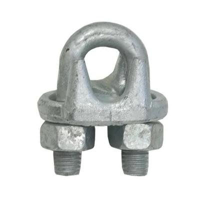 China Steel Hot Dip Galvanized Carbon Steel Drop Forged US Standard Heavy Duty Type Wire Rope Clips For Wire Rope Fittings for sale