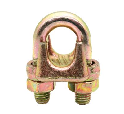 China Galvanized Malleable Iron Steel Galvanized Adjustable Steel Standard A Type Wire Rope Clip For Repair Wire Rope for sale