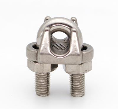 China Stainless Steel SS304 SS316 A2 A4 Polished JIS Type Wire Rope Clips For Wire Rope Fittings for sale