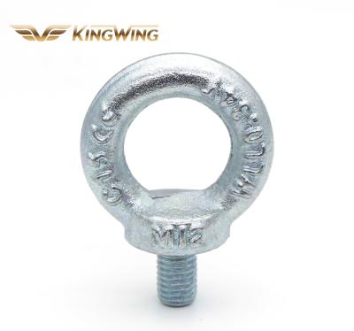 China China Manufacturer Rigging Hardware Steel Drop Forged Carbon Steel Stainless Steel Standard Galvanized Metric Lifting Eye Bolt DIN580 for sale