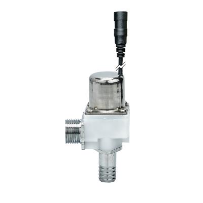 China DC 12V G1/2 Sanitary Right Angle Induction Water Valve Cost Effective TCF-C Pulse Solenoid Valve For Faucet for sale