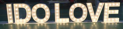 China Luxury Led Love Letter Lights / Vintage Illuminated Letters For Weddings for sale