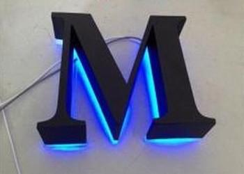 China Aluminium LED Letter Custom Lighted Signs For Business Indoor Signage for sale