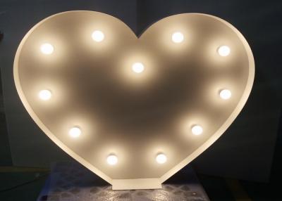 China Heart Shape Marquee LED Wedding Letter Lights With Long Life LED Light Bulbs for sale