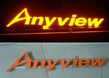 China Front Lit Aluminum / Stainless Steel 3D LED Channel Letter Signs For Lighting Up Store LOGOs for sale