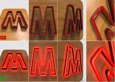 China LED Illuminated Acrylic neon letter lights for Lighting up LOGO Sign for sale