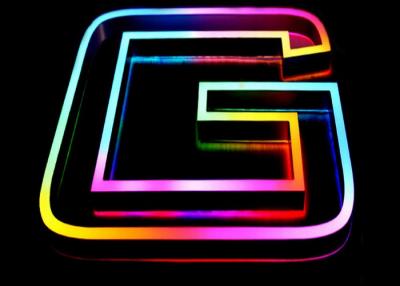 China RGB färbt Acrylkundenspezifische Neonlicht-Zeichen-vorderen Lit des neon-LED für die Verzierung zu verkaufen