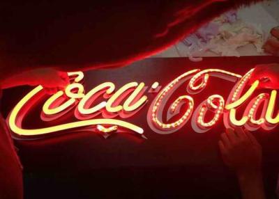 China Vintage LED Custom Outdoor Neon Signs Low Voltage For Coca Cola LOGO Signage for sale