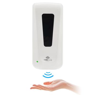 China In Stock 1000ml Auto Alcohol Spray Dispenser Wall Mounted Contactless Gel Foam Liquid Automatic Hand Sanitizer Dispenser for sale