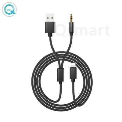 China Mobile phone for aux cable. iPhone 7 8 X car cable, light ning to 3.5mm audio cable, aux cord. for iPhone 8 X iPhone 7 for sale