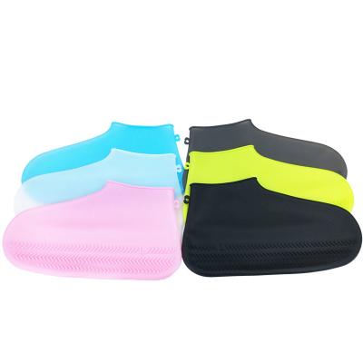 China Lightweight Reusable Waterproof Protective Silicone Shoe Cover Rain Boots Rain Shoe Cover With Multiple Colors And Sizes For Outdoor Use for sale