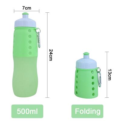 China Viable Silicone Collapsible Water Bottles for sale