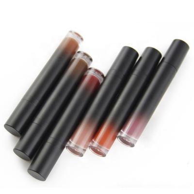 China Low waterproof liquid matte lipstick moq makeup private label lips lip gloss long vegan cruelty lip gloss wholesale seller for sale