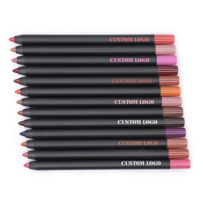 China Custom logo vegan lip liner private label lipliner lip liner nude brown lip liner waterproof matte waterproof wholesale pencil liner for sale