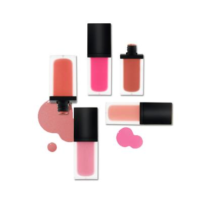 China Mini Design 5 Color Waterproof Professional Face Beauty Vegan Matte Makeup OEM Waterproof Liquid Blush for sale