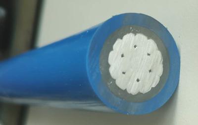 China Blue Color LV Power Cable PVC Jacket XLPE Insulation Material Single Core Cables for sale