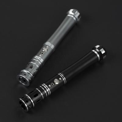 China Aluminum alloy polycarbonate Toobaxsaber RGB lightsaber metal hilt duel lightsaber 16 color transform flash saber crash stunt with 16 font sound for sale