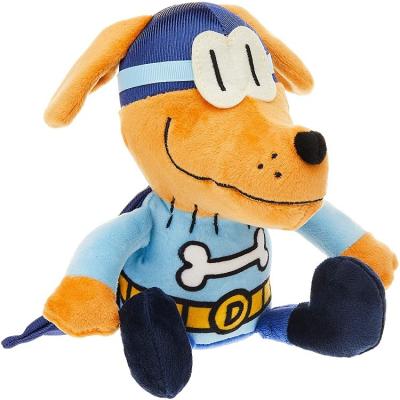 China Plush High Quality Custom Dog Man Book Cute Stuffed Hat & Gown Animals Doll Gifts Home Decor Teddy Bear Plush Toy For Children for sale