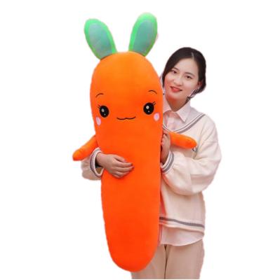 China Plush New Cute Cushion Pillow Plush Toys For Baby Pineapple Carrot Creative Vegetable Carrot Doll Kindergarten Gifts for sale