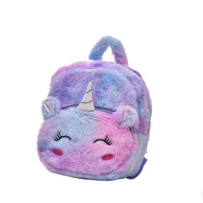 China Custom Sizes Low MOQ Unicorn Backpack Plush Toy Litleo Soft Multicolour Schoolbag High Quality Stuffed Animals Toys Moomin Bedtime Toys for sale