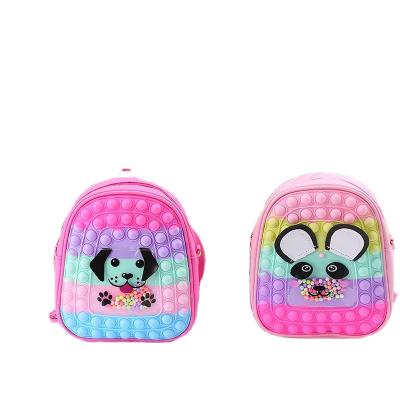 China Kids Gift new arrival style silicone rat killer theme backpack back pack school student bag wholesale for sale