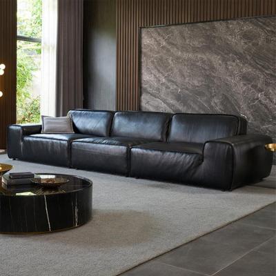 China Adjustable High Quality Living Room Furniture Luxury Modern Leather Couch Sofa Set (Others) Furniture for sale