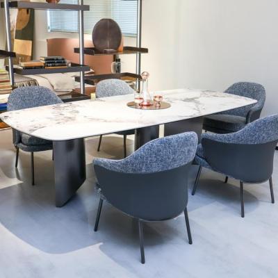 China Modern Dining Room (The Other) Adjustable Luxury Furniture Sets Marble Dining Tables for sale