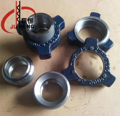 China Steel20 API ISO9001 Forged FMC WECO Fig 206 Hammer Union Threaded Weld Coupling for sale