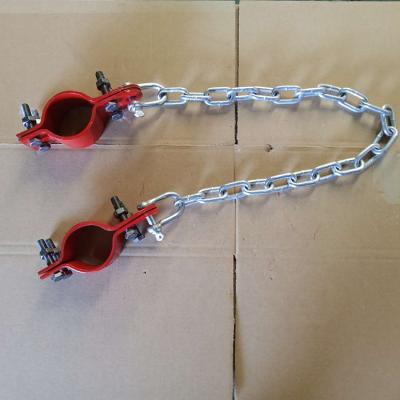 China Pipe Lines Connect API 16C Drilling Pipe Tube Clamps Heavy Duty Pipe Clamp Pipe Clip Carbon Steel Clamp Chain for sale