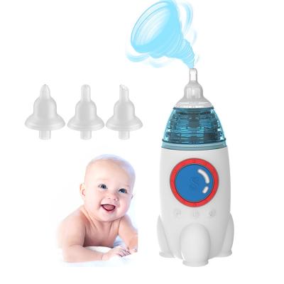 China Factory Baby Electric Rocket Nasal Direct Nose Sucker Cleaner Soft Nasal Aspirator For Babies for sale