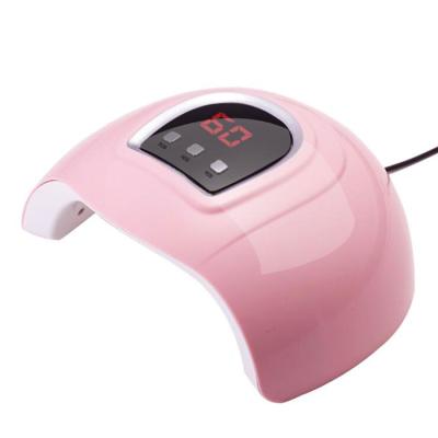 China Fast LED Gel Curing 2021 Product Trending UV Led Lamps With Timer Nail Gel Lamps 54W Nail Art Machine Digital Nail Led Lamp for sale