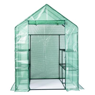 China Easily Assembled Household Greenhouse Flower House Skeleton Vegetable Simple Plant Flower Shed for sale